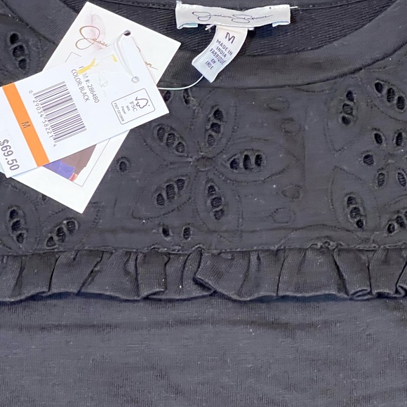 Jessica Simpson Black Long Sleeve Medium - Picture 2 of 6